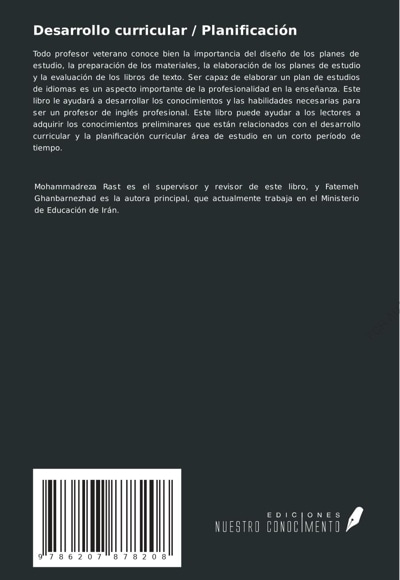 Desarrollo curricular / Planificación